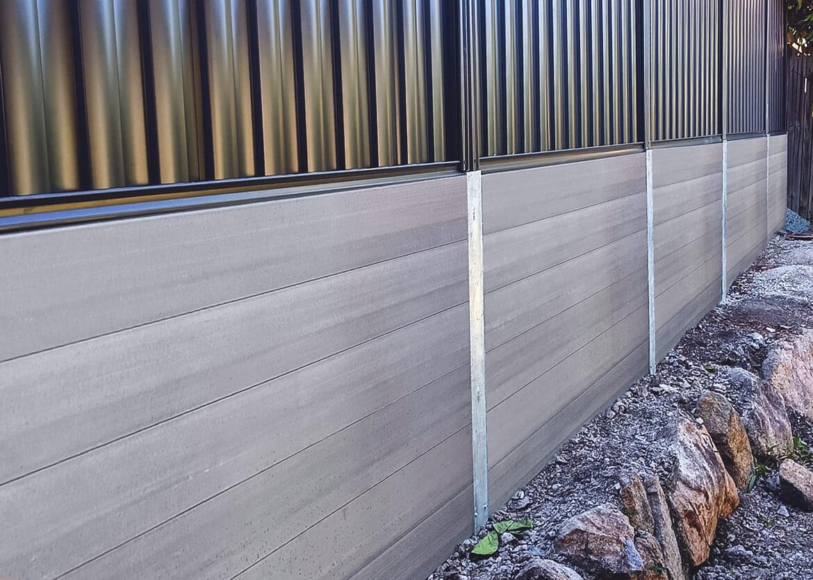 Fox River Valley terraced retaining wall