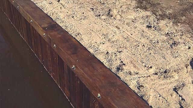 Wood Bulkhead Construction: Natural, Timeless Shoreline Protection