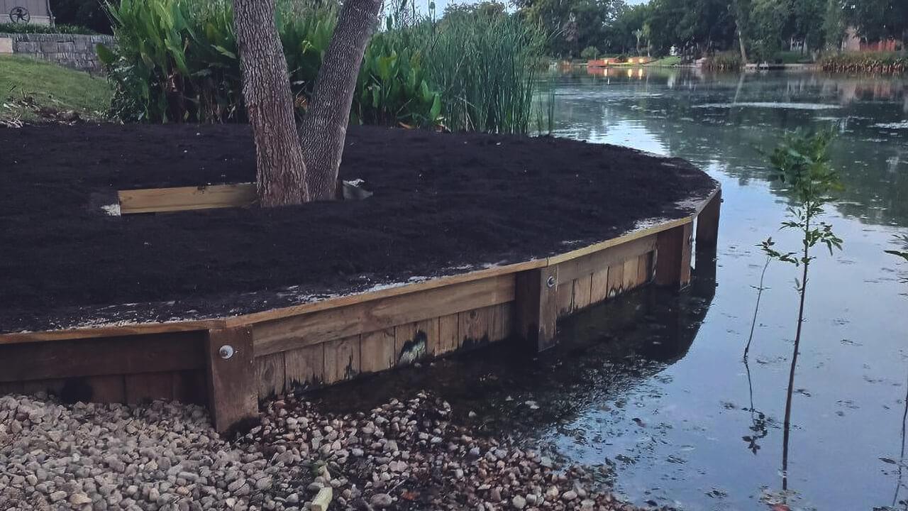 Wood Bulkhead in Missouri City